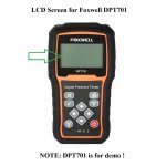 LCD Screen Display Replacement for FOXWELL DPT701 Tester